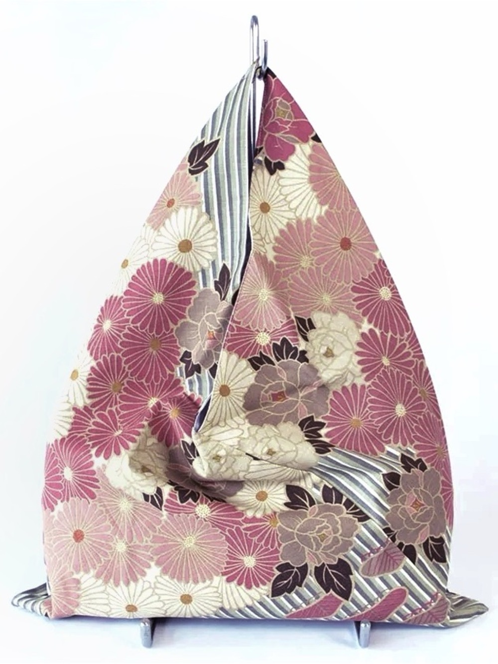 Azuma Bukuro Japanese Cloth Retro Flower Print Eco Bag